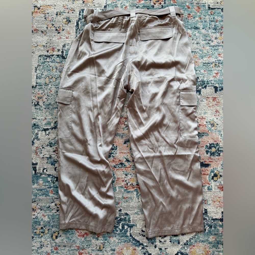 Abercrombie & Fitch Satin Tie Waist Cargo Pants
Size 18 - Picture 3 of 7